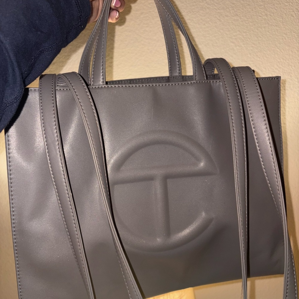 Telfar Charcoal Tote Bag